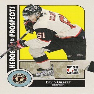 David Gilbert - 2008 In The Game Heroes & Prospects Hockey Card